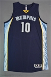 Martin, Jarell<br>Navy NBA Autographed Jersey<br>Memphis Grizzlies 2015-16<br>#10 Size: 4XL+4