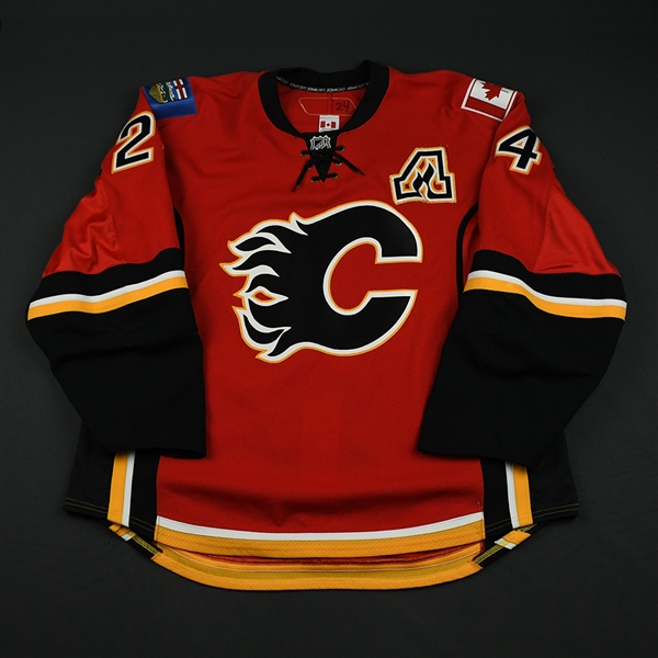Conroy, Craig<br>Red Set 3 / Playoffs<br>Calgary Flames 2008-09<br>#24 Size: 58