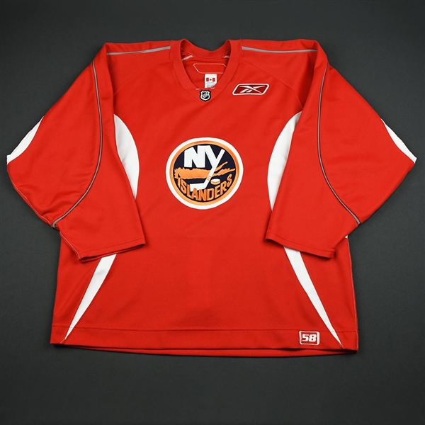 Reebok Edge<br>Red Practice Jersey<br>New York Islanders 2006-07<br># Size: 58