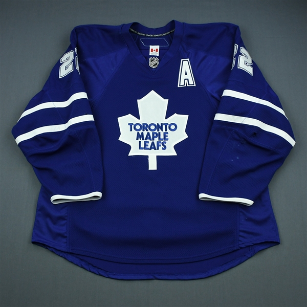 Beauchemin, Francois<br>Blue Set 1 w/A<br>Toronto Maple Leafs 2009-10<br>#22 Size: 58