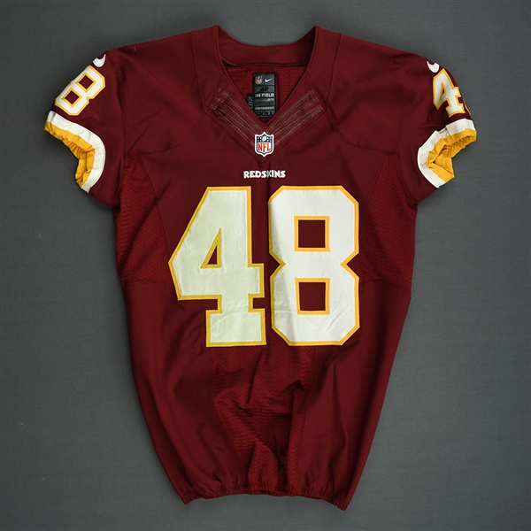 Gumbs, Jose<br>Burgundy<br>Washington Redskins 2013<br>#48 Size: 42 SKILL