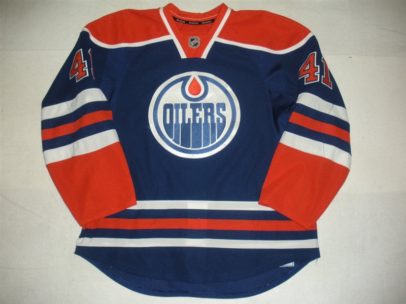 Acton, Will<br>Blue Retro Set 2<br>Edmonton Oilers 2013-14<br>#41 Size: 56