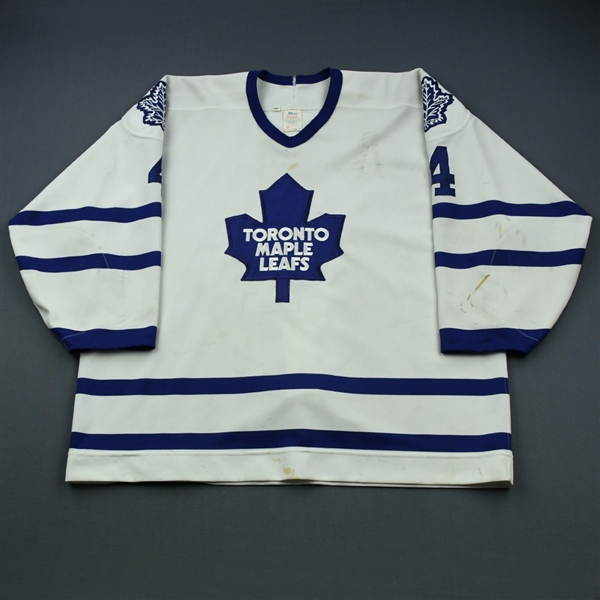 Ellett, Dave * <br>White<br>Toronto Maple Leafs 1993-94<br>#4 Size: 56