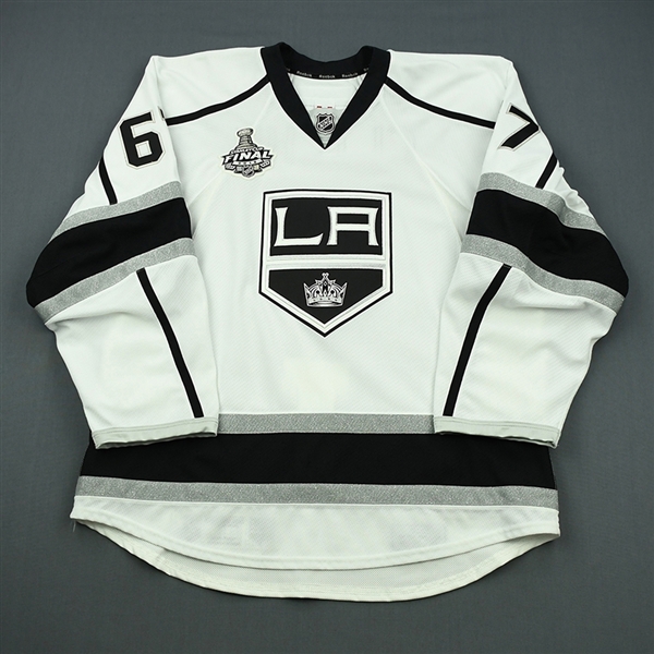Cliche, Marc-Andre<br>White - Stanley Cup Final - Game-Issued (GI)<br>Los Angeles Kings 2011-12<br>#67 Size: 56