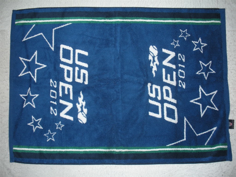 Kohlschreiber, Philipp<br>Mens Singles Round 3 Match-Used Towel, NOT Autographed<br>US Open 2012<br>