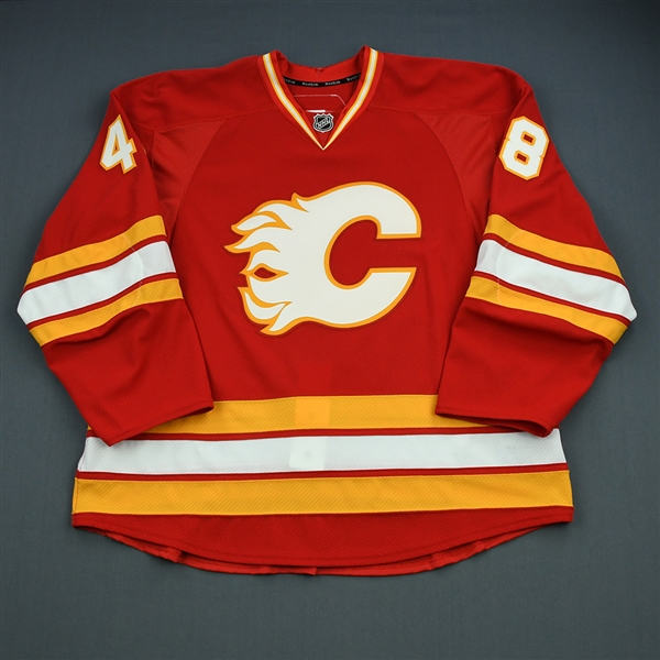 Nemisz, Greg<br>Retro Third Set 1 (First NHL Point)<br>Calgary Flames 2010-11<br>#48 Size: 58