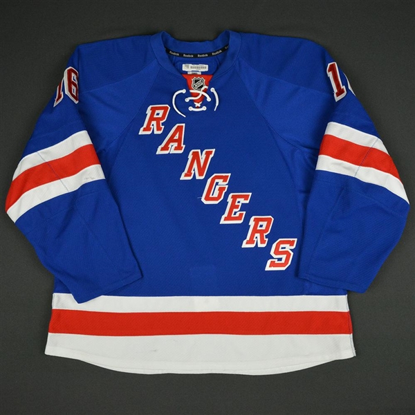 Brassard, Derick * <br>Blue<br>New York Rangers 2013-14<br>#16 Size: 56