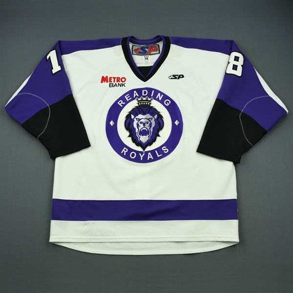 Mitchell, Dale<br>White Set 1<br>Reading Royals 2011-12<br>#18 Size: 56