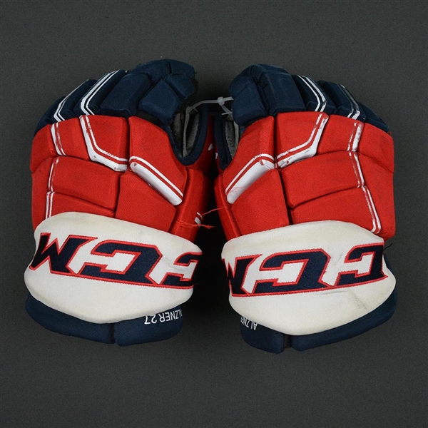 Alzner, Karl<br>CCM Pro Gloves<br>Washington Capitals 2016-17<br>Size: 14