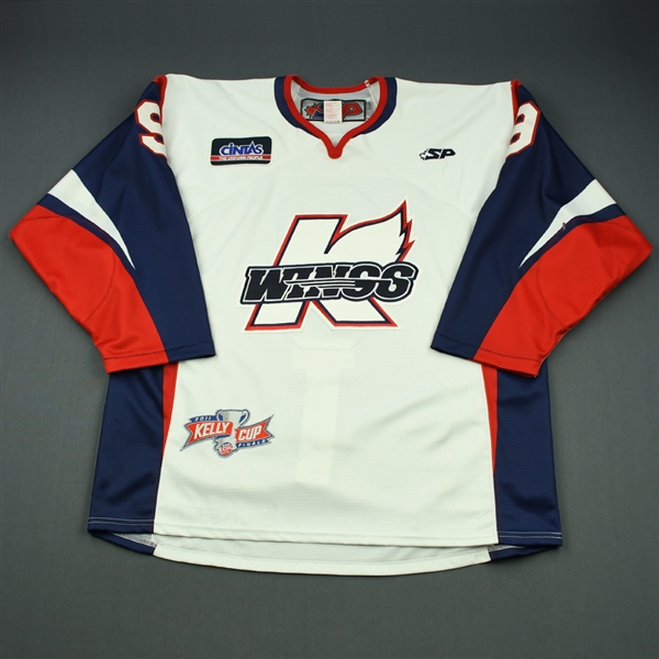 Fournier, Andrew<br>White Kelly Cup Finals - Game 3 & 4<br>Kalamazoo Wings 2010-11<br>#9 Size: 56