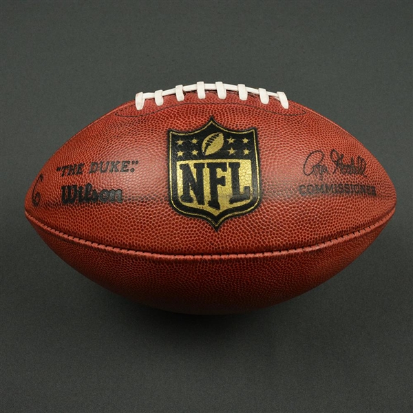 Game-Used Football<br>Game-Used Football from December 19, 2016 vs. Carolina Panthers - Kicking Ball - WK 15<br>Washington Redskins 2016