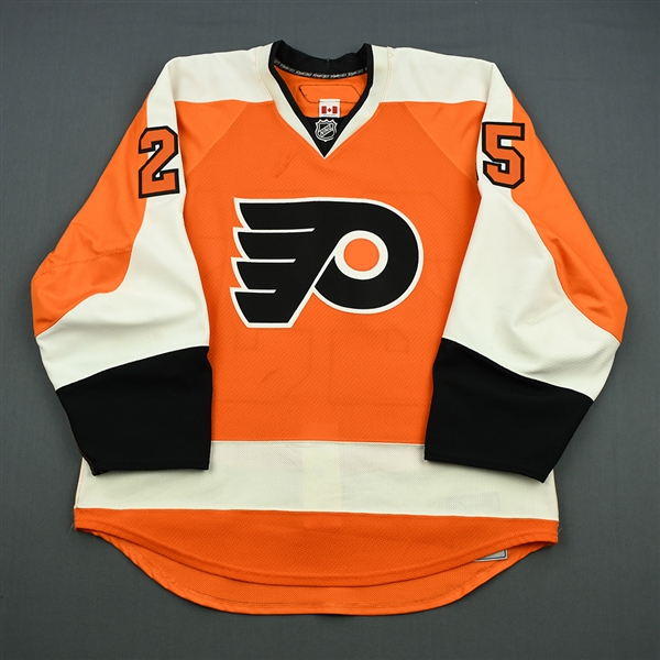 Carle, Matt<br>Orange Set 3 Playoffs<br>Philadelphia Flyers 2011-12<br>#25 Size: 54
