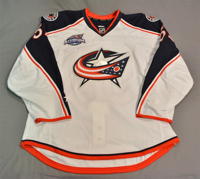 Anderson, Josh<br>White Set 2 w/All-Star Game Patch<br>Columbus Blue Jackets 2014-15<br>#53 Size: 56