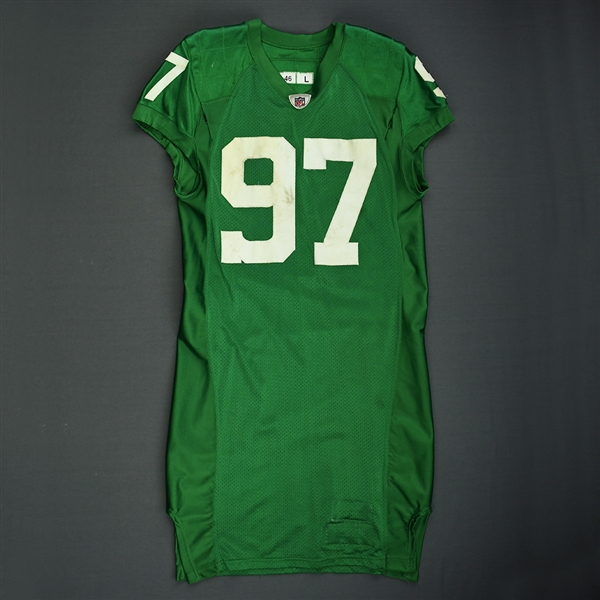 Bunkley, Brodrick<br>1960 Kelly Green Throwback Jersey<br>Philadelphia Eagles 2010<br>#97 Size: 10-46 L