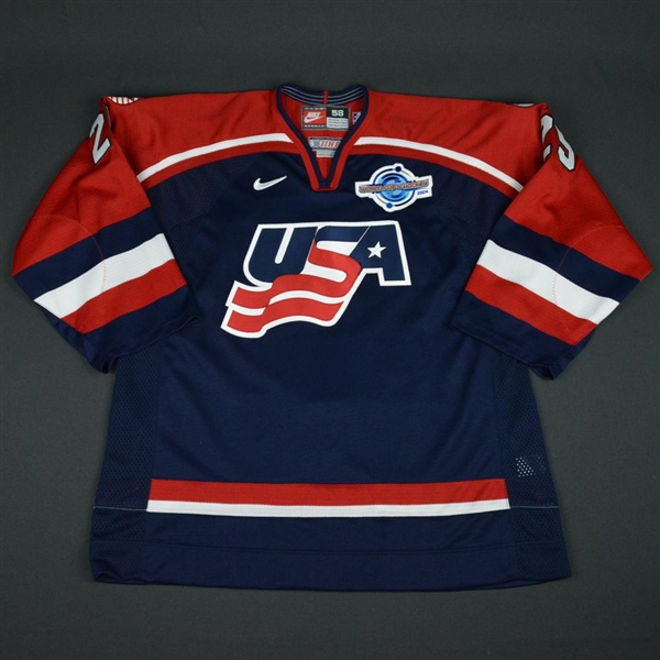 Gill, Hal * <br>Blue, World Cup of Hockey, Game-Issued<br>Team USA 2004<br>#25 Size: 58