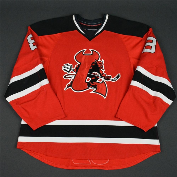 Corrente, Matt<br>Red (RBK 2.0) - CLEARANCE<br>Lowell Devils 2008-10<br>#8 Size: 56