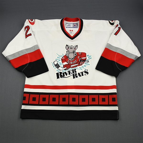 Stewart, Chris * <br>White<br>Albany River Rats 2006-07<br>#21 Size: 54
