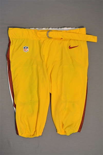 Lauvao, Shawn<br>Yellow Pants<br>Washington Redskins 2014<br>#77 Size: 42