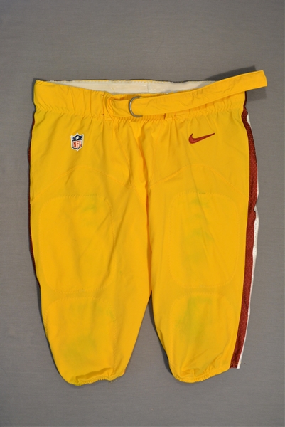 Bowen, Stephen<br>Yellow Pants<br>Washington Redskins 2014<br>#72 Size: 44