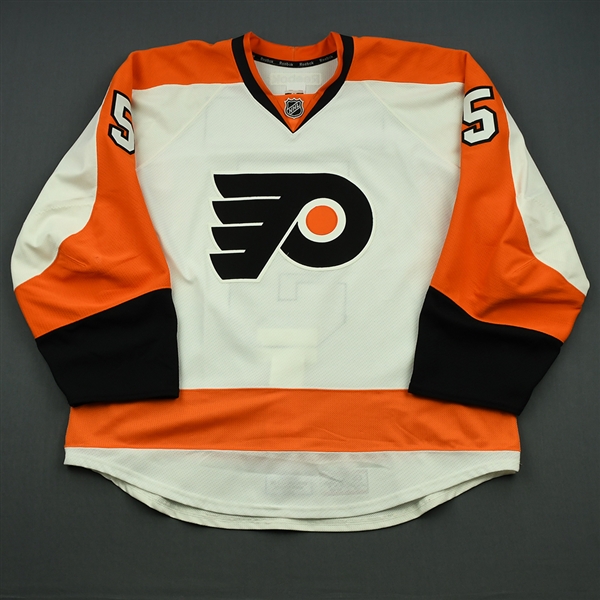 Coburn, Braydon<br>White Set 3<br>Philadelphia Flyers 2014-15<br>#5 Size: 58