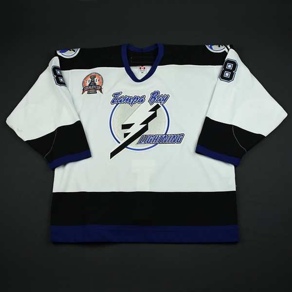 Cibak, Martin * <br>White - Stanley Cup Finals<br>Tampa Bay Lightning 2003-04<br>#8 Size: 54