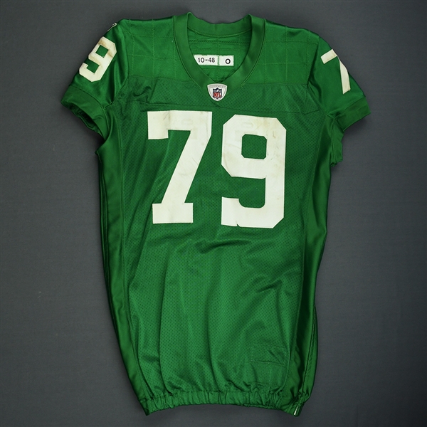Herremans, Todd * <br>1960 Kelly Green Throwback Jersey<br>Philadelphia Eagles 2010<br>#79 Size: 48-O