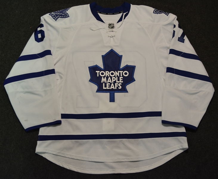 Kozun, Brandon<br>White Set 1<br>Toronto Maple Leafs 2014-15<br>#67 Size: 56