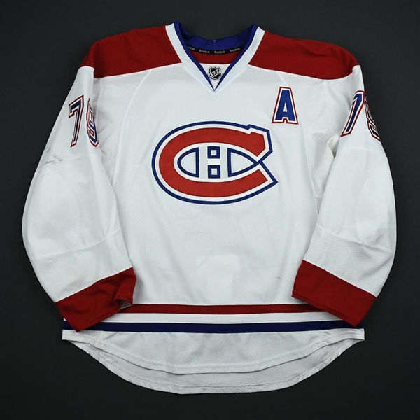 Markov, Andre *<br>White Set 2 - w/A - Photo-Matched<br>Montreal Canadiens 2013-14<br>#79 Size: 56
