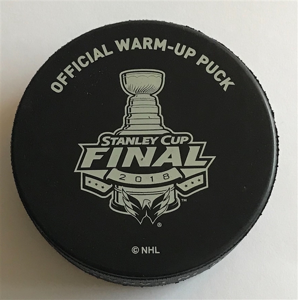 Vegas Golden Knights Warmup Puck<br>2018 Stanley Cup Final, Game 4 - June 4, 2018 vs. Washington Capitals<br> 2017-18