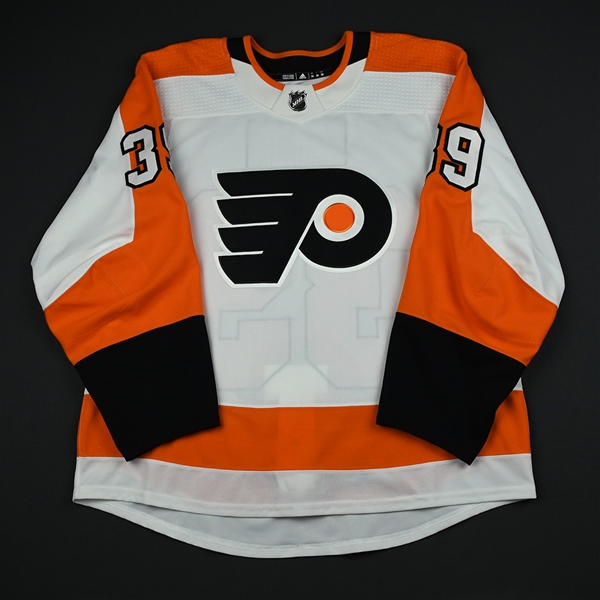 Alt, Mark<br>White Set 2 - Game-Issued (GI)<br>Philadelphia Flyers 2017-18<br>#39 Size: 56