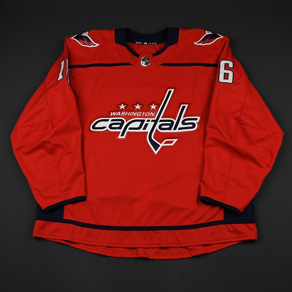 Albert, John<br>Red Set 2 - Game-Issued (GI)<br>Washington Capitals 2017-18<br>#16 Size: 58