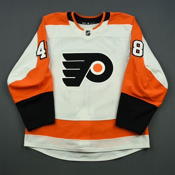 Martel, Danick<br>White Set 1 - Preseason Only<br>Philadelphia Flyers 2018-19<br>#48 Size: 52
