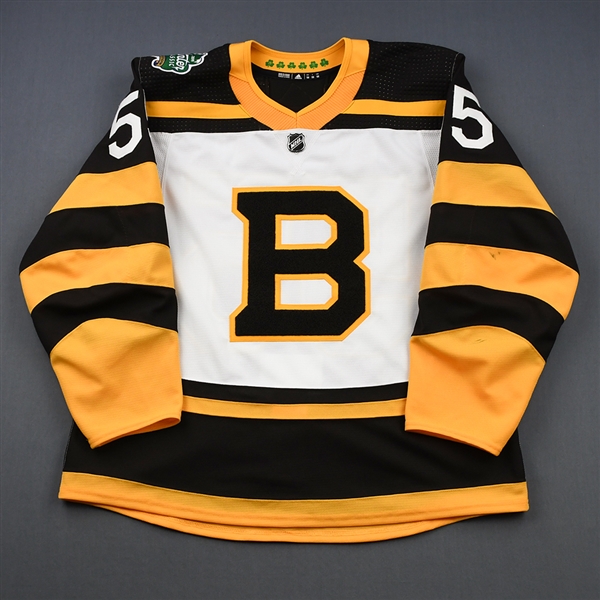 Acciari, Noel<br>White - Winter Classic Period 2<br>Boston Bruins 2018-19<br>#55 Size: 56