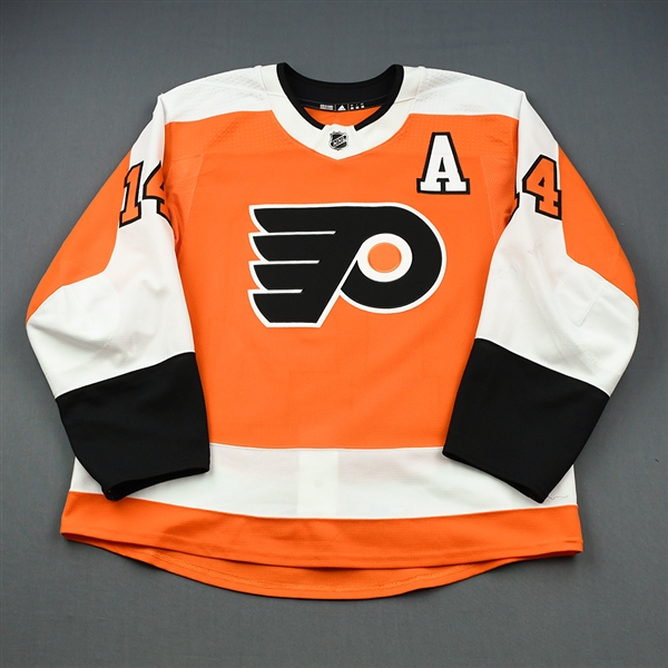 Couturier, Sean<br>Orange Set 3 w/A<br>Philadelphia Flyers 2018-19<br>#14 Size: 56