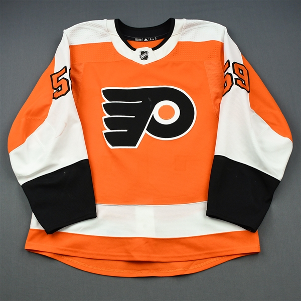 Friedman, Mark<br>Orange Set 1 - NHL Debut<br>Philadelphia Flyers 2018-19<br>#59 Size: 52