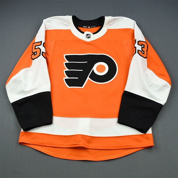 Gostisbehere, Shayne<br>Orange Set 2<br>Philadelphia Flyers 2018-19<br>#53 Size: 52
