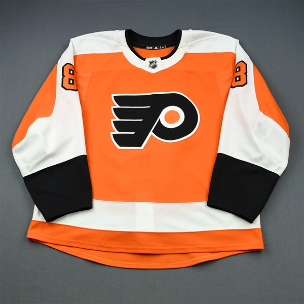 Hagg, Robert<br>Orange Set 2<br>Philadelphia Flyers 2018-19<br>#8 Size: 56