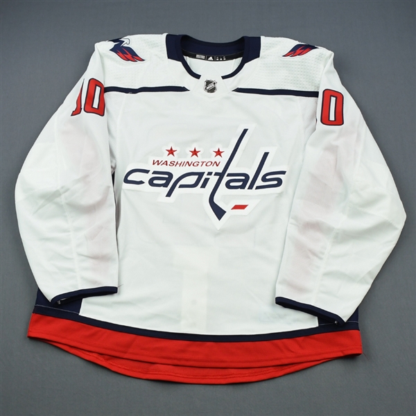 Connolly, Brett<br>White Set 1 - Game-Issued (GI)<br>Washington Capitals 2018-19<br>#10 Size: 56