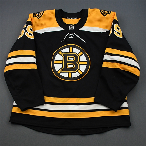Bakos, Martin<br>Black Set 1 - Game-Issued (GI)<br>Boston Bruins 2018-19<br>#59 Size: 56