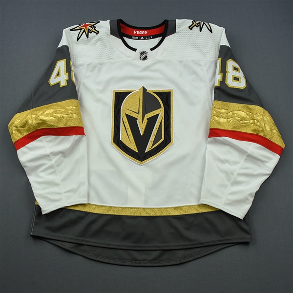 Gallant, Alex<br>White Set 1 - Game-Issued (GI)<br>Vegas Golden Knights 2018-19<br>#48 Size: 56