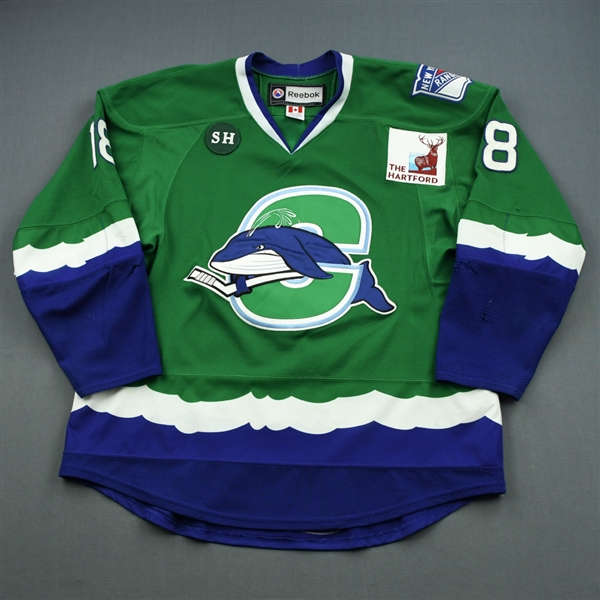 Haley, Micheal *<br>Green<br>Connecticut Whale 2012-13<br>#18 Size: 56