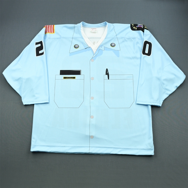 David, Jean-Francois *<br>Light Blue - NYS Correctional Officers (Game-Issued) - CLEARANCE<br>Elmira Jackals 2009-10<br>#20 Size: 56