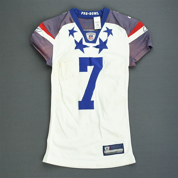 Vick, Michael *<br>White - worn 2011 Pro Bowl vs. AFC - Photo-Matched<br>National Football Conference 2011<br>#7 