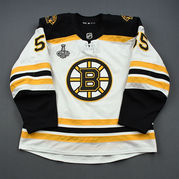 Acciari, Noel *<br>White Stanley Cup Final Set 2<br>Boston Bruins 2018-19<br>#55 Size: 56