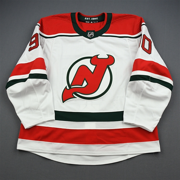 Boqvist, Jesper<br>White Heritage Set 1<br>New Jersey Devils 2019-20<br>#90 Size: 56