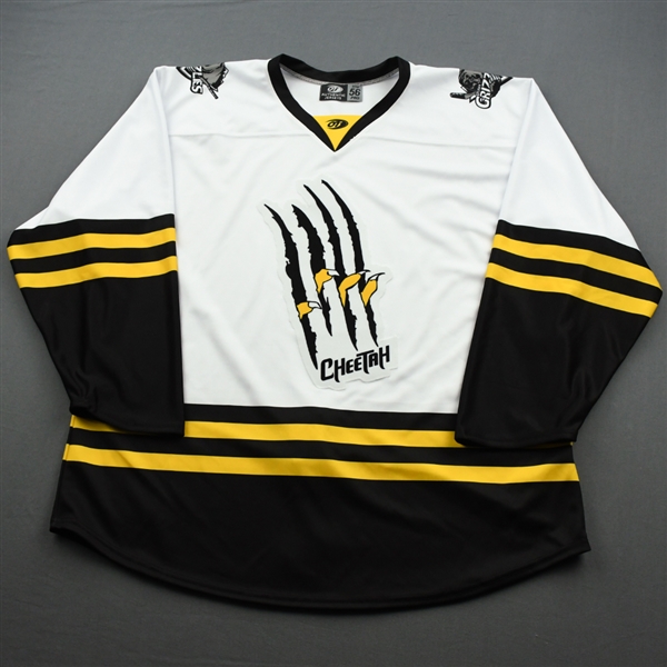 No Name or Number, Blank - <br>DC Cheetah (Game-Issued) - November 16, 2019 @ Kalamazoo Wings<br>Utah Grizzlies 2019-20<br> Size: 56