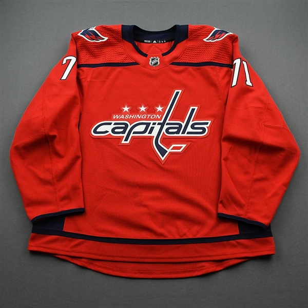 Clark, Kody<br>Red Set 1 - Game-Issued (GI)<br>Washington Capitals 2019-20<br>#71 Size: 56