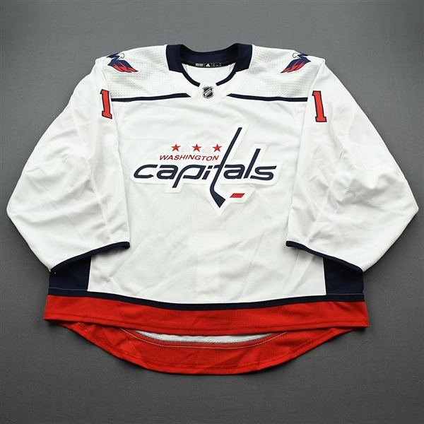 Copley, Pheonix<br>White Set 1 - Game-Issued (GI)<br>Washington Capitals 2019-20<br>#1 Size: 58G