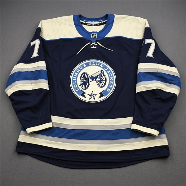 Anderson, Josh<br>Third Set 2 - Game-Issued (GI)<br>Columbus Blue Jackets 2019-20<br>#77 Size: 58
