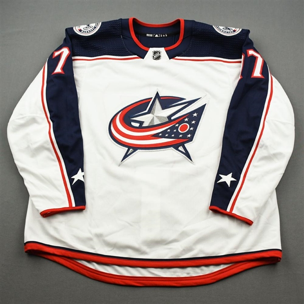 Anderson, Josh<br>White Set 3 - Game-Issued (GI)<br>Columbus Blue Jackets 2019-20<br>#77 Size: 58